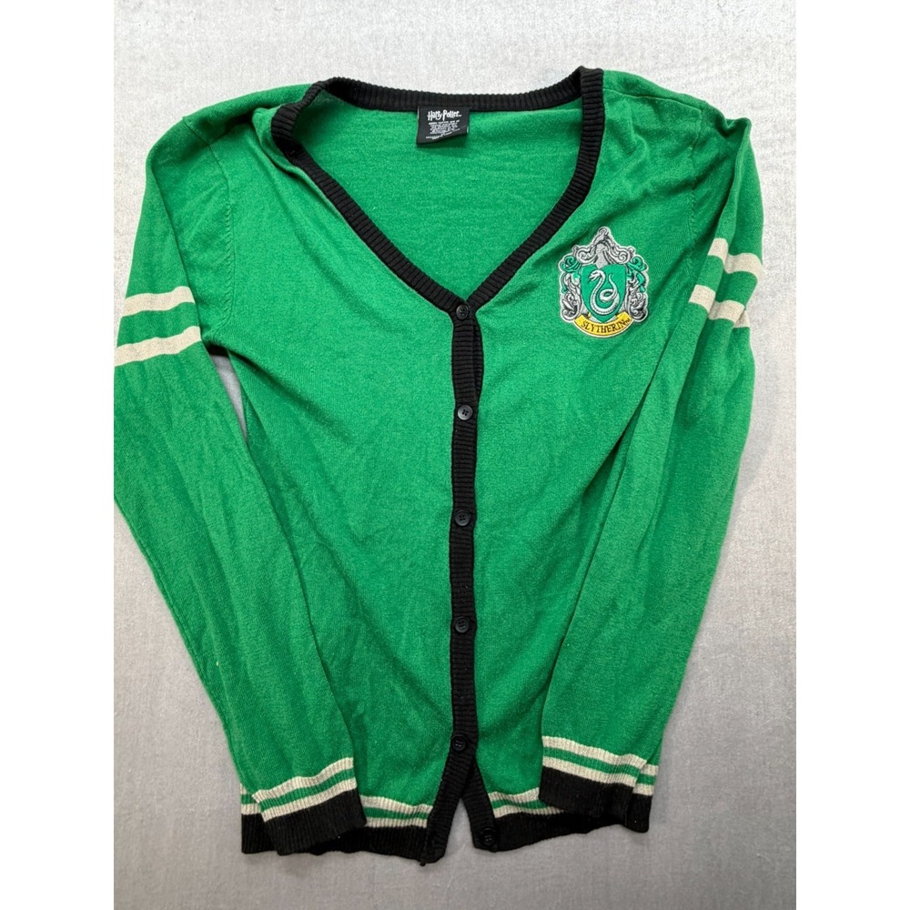 Harry Potter Branded Slytherin Sweater Green Cotton Size XL